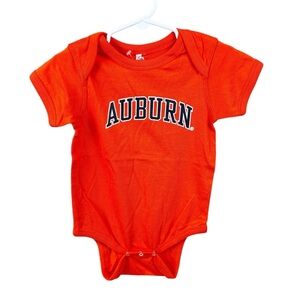 Rabbit Skins Bright Orange Auburn Tigers Baby One Piece Snap Suit  NWOT 18M